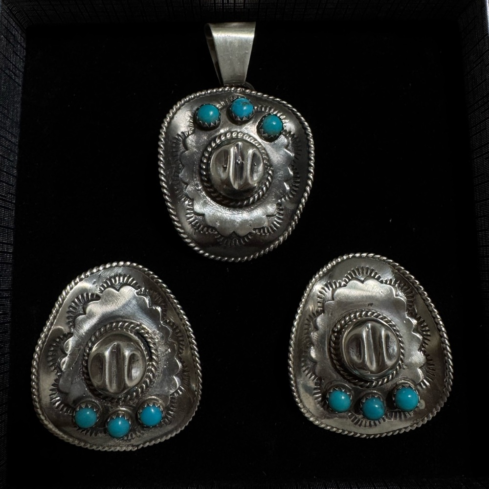 Cowboy Hat Jewelry Set